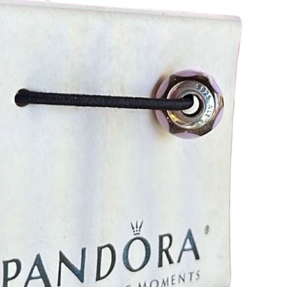 PANDORA™️ Sterling sSilver Murano Glass .925 Pink Bead Charm for Pandora Bracele - Picture 4 of 6